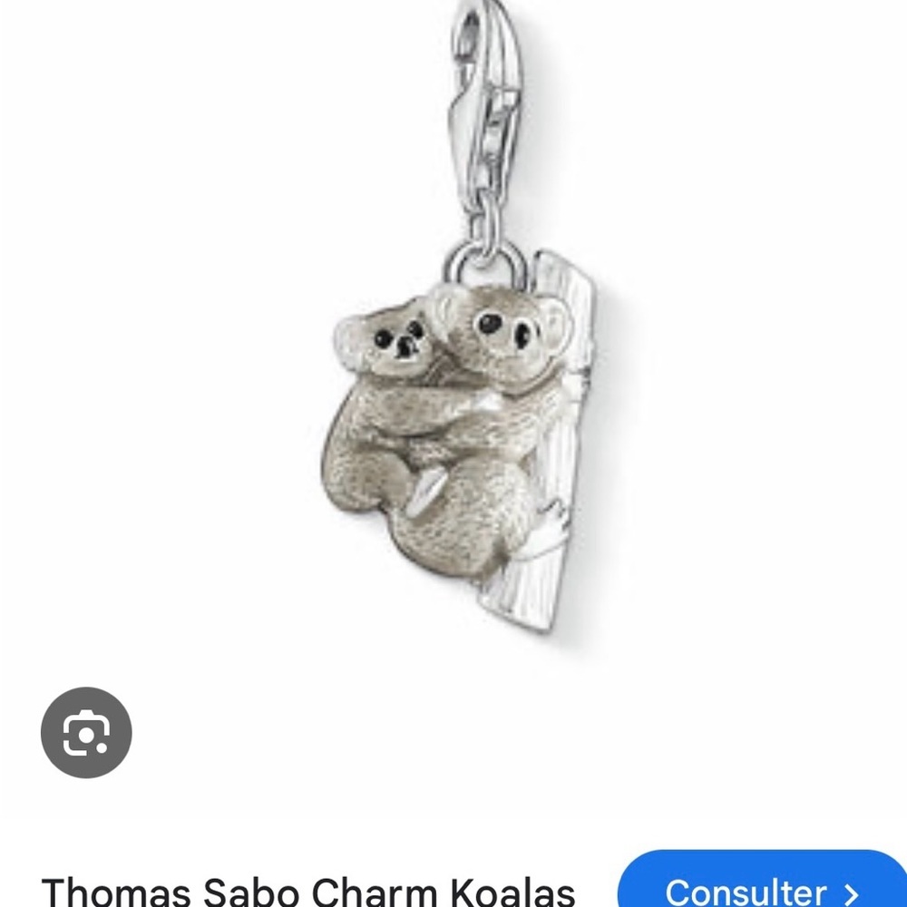 Thomas Sabo Silver Koala Charm